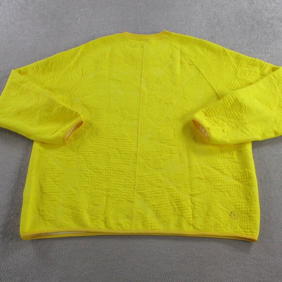 Nike Sweatshirt Mens XL Yellow Tech Pack Therma Fit ADV Textured Pullover NWT - Picture 2 of 12
